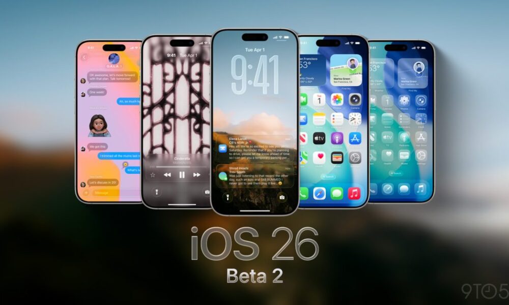 Apple releases iOS 26 beta 2