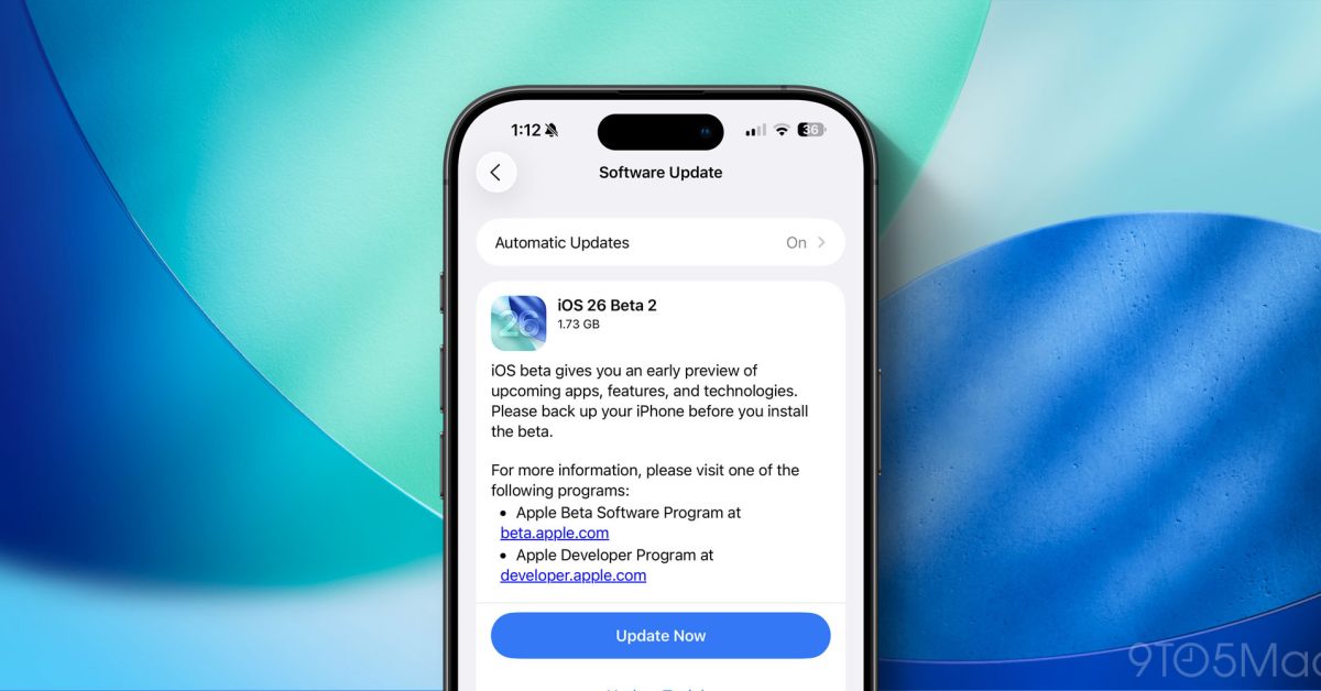 Everything new in iOS 26 beta 2