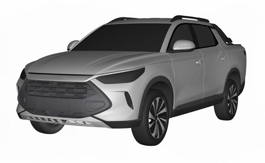 Baby BYD Shark ute revealed in patent filing