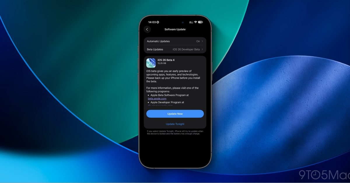 iOS 26 beta 4 changes