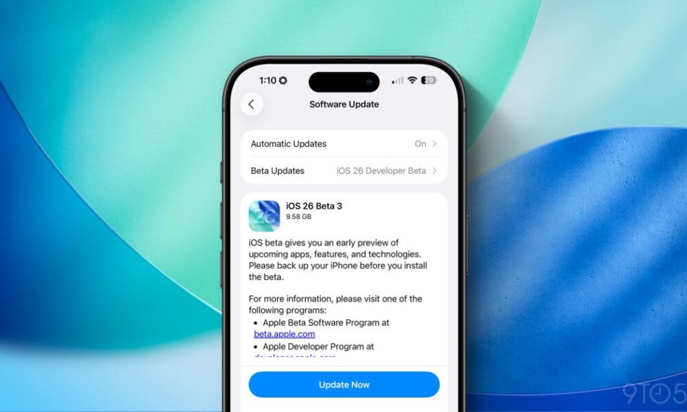 iOS 26 beta 3 changes