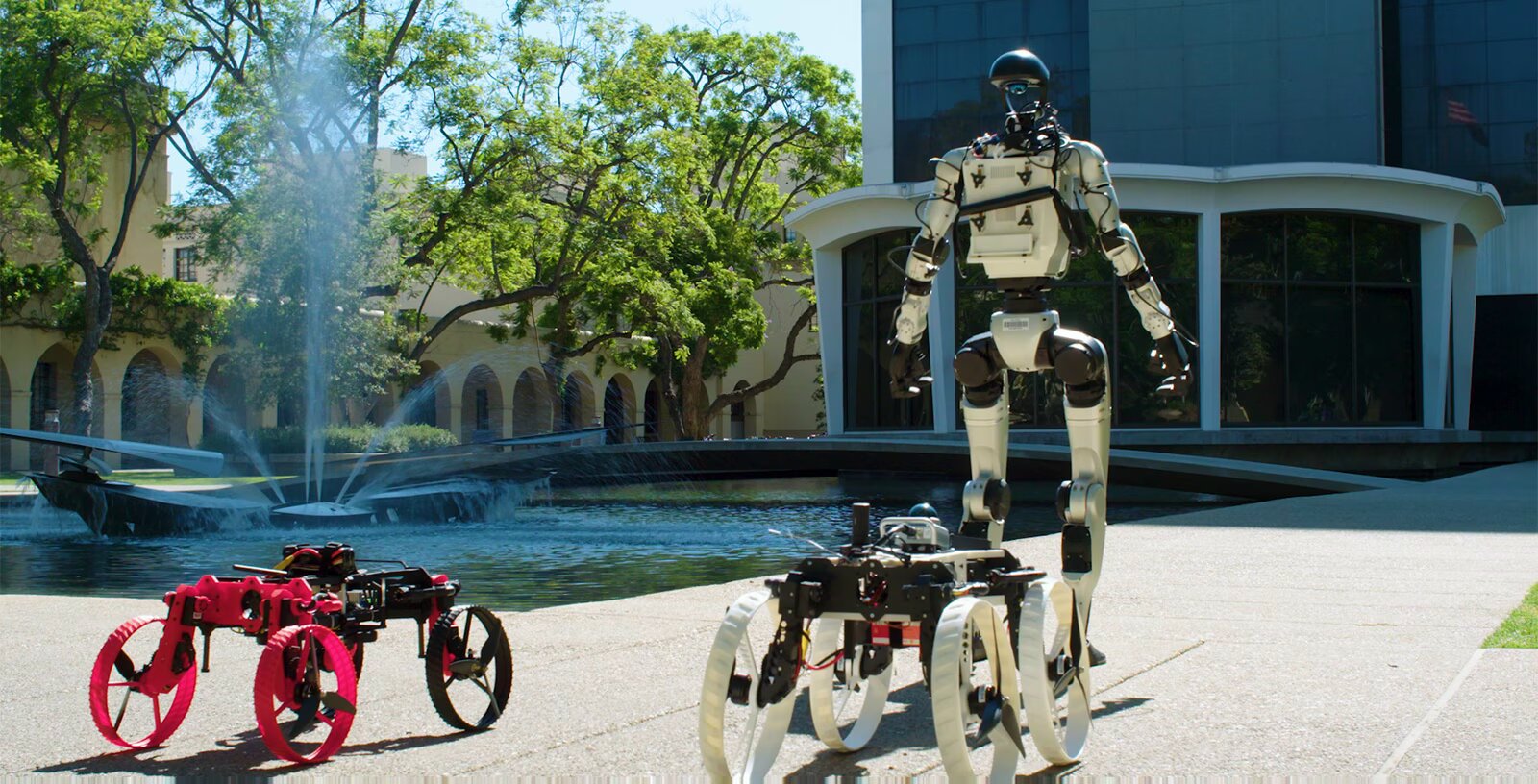 Robot 'backpack' drone launches, drives and flies to tackle emergencies
