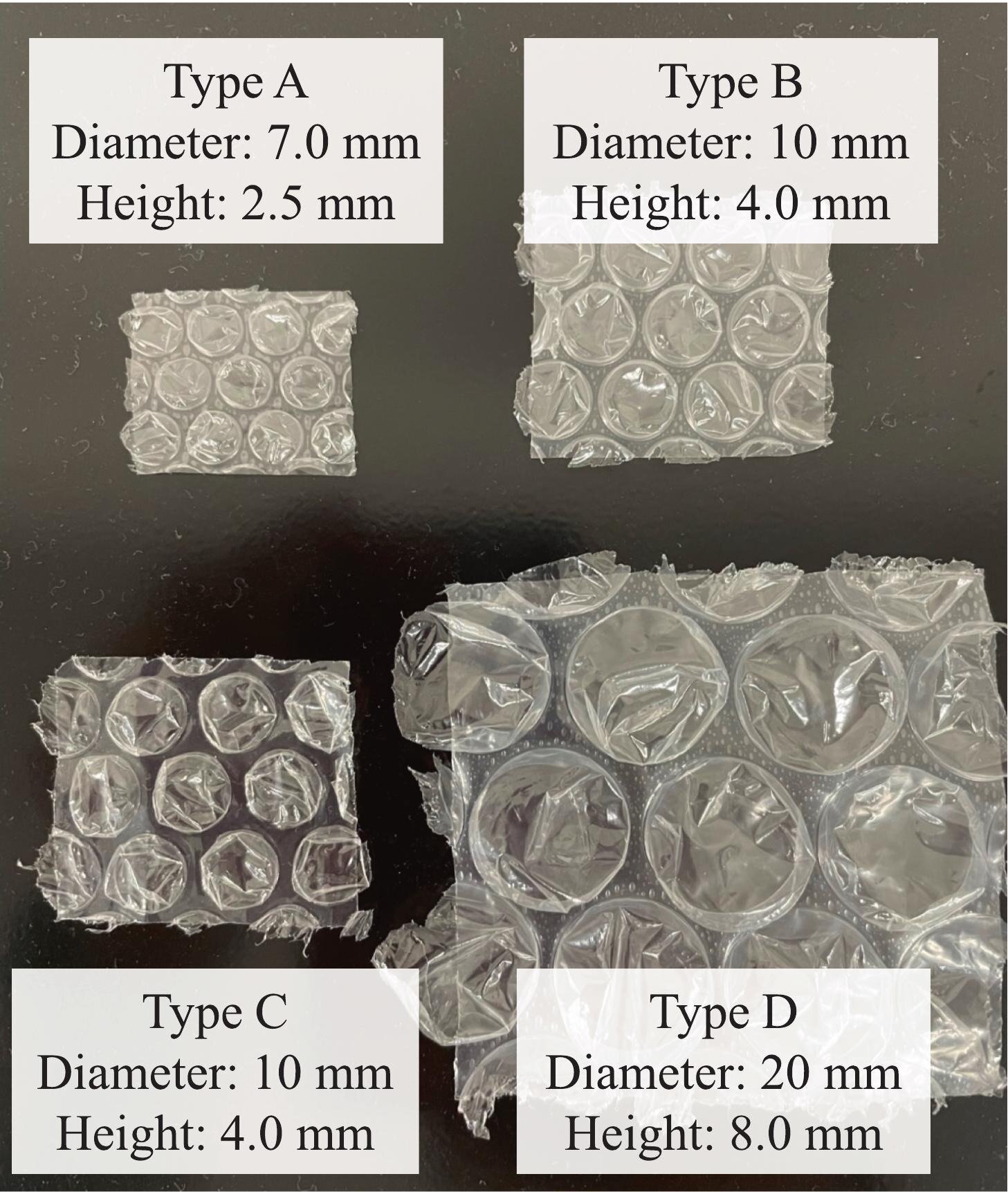 Bubble wrap bursts enable power-free acoustic testing