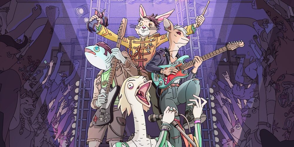 Rockbeasts is a band management sim that brings back the MTV era - with fish bassists and Iggy Pop