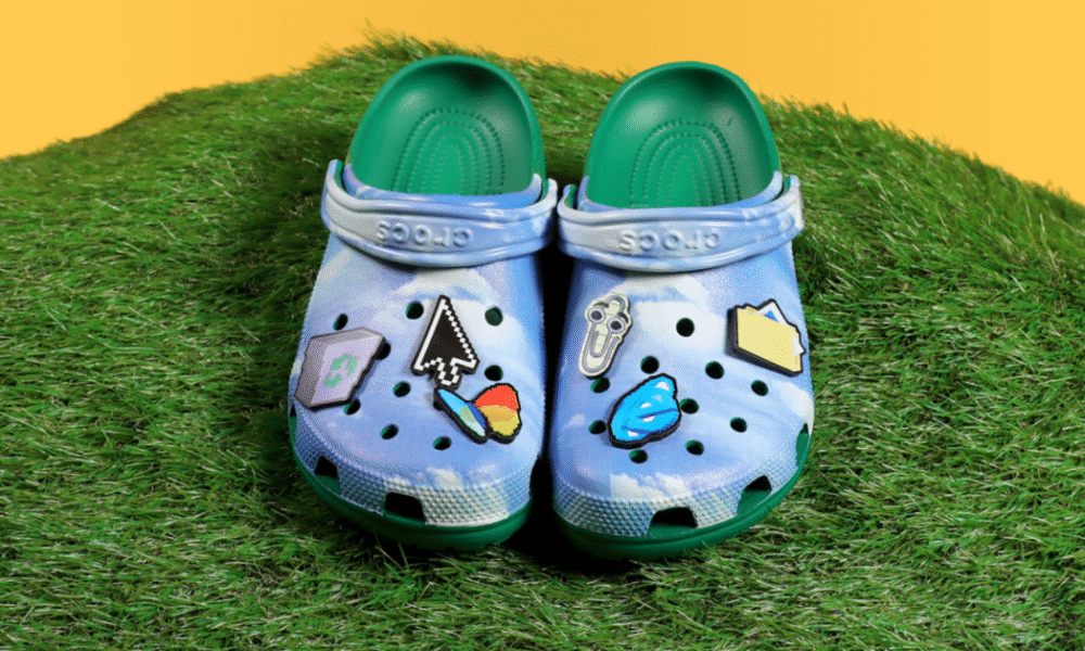 You can now buy Microsoft’s Windows XP Crocs for $79.95