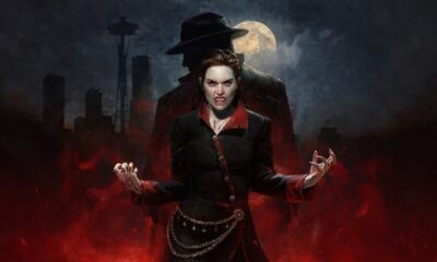 Vampire: The Masquerade Bloodlines 2 – Phyre with Fabien in shadow header