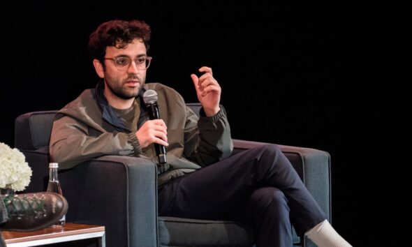 Kalshi CEO Tarek Mansour at StrictlyVC 2025.