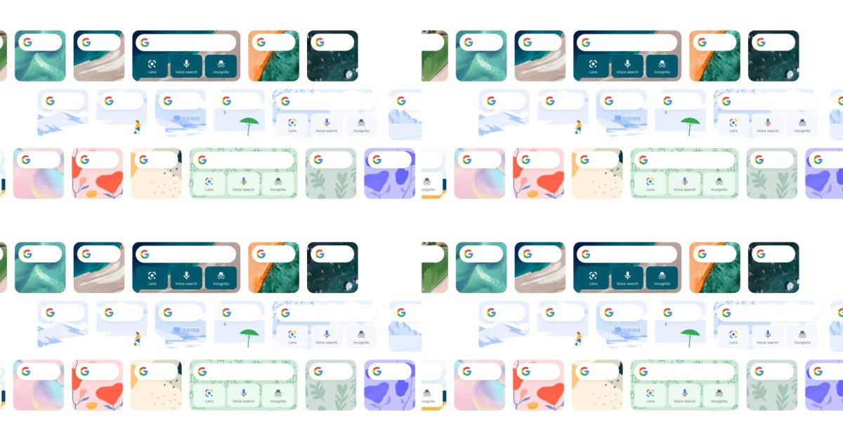 Google Search widget on iPhone adds customizable shortcuts