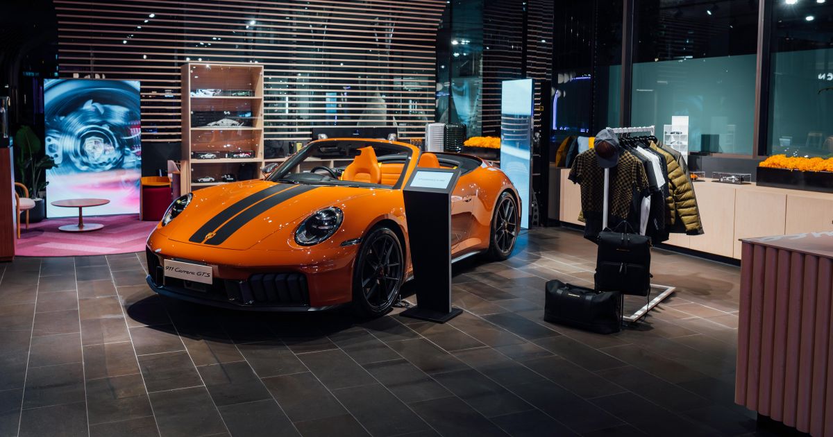 You can now buy a Porsche at Australia's biggest shopping centre
