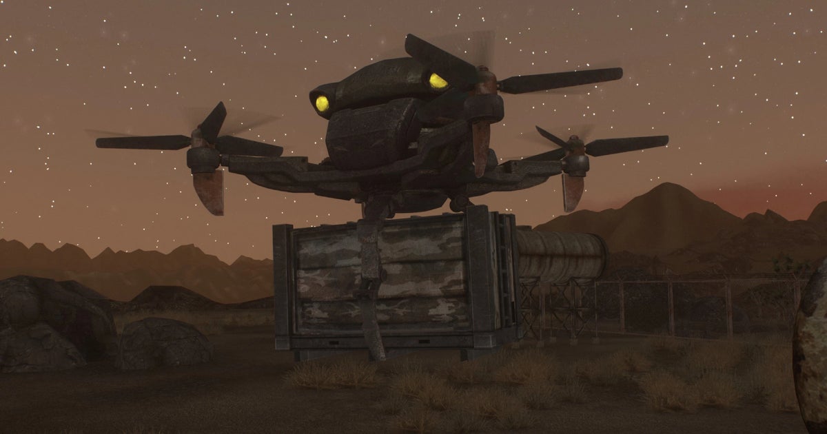 Fallout: New Vegas' latest modathon has flying robots, evolving gear, and cheeky waving in its pockets