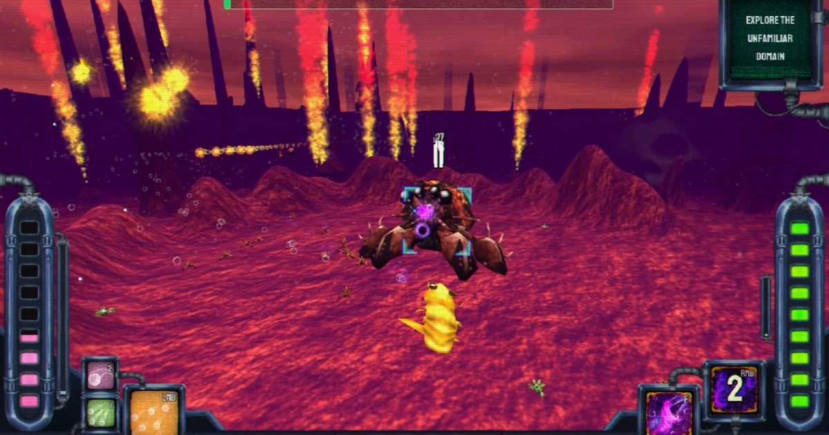 Pilot a shrimp and do battle with giant, eldritch sea monsters in the Armored Core adjacent Shrimp Game