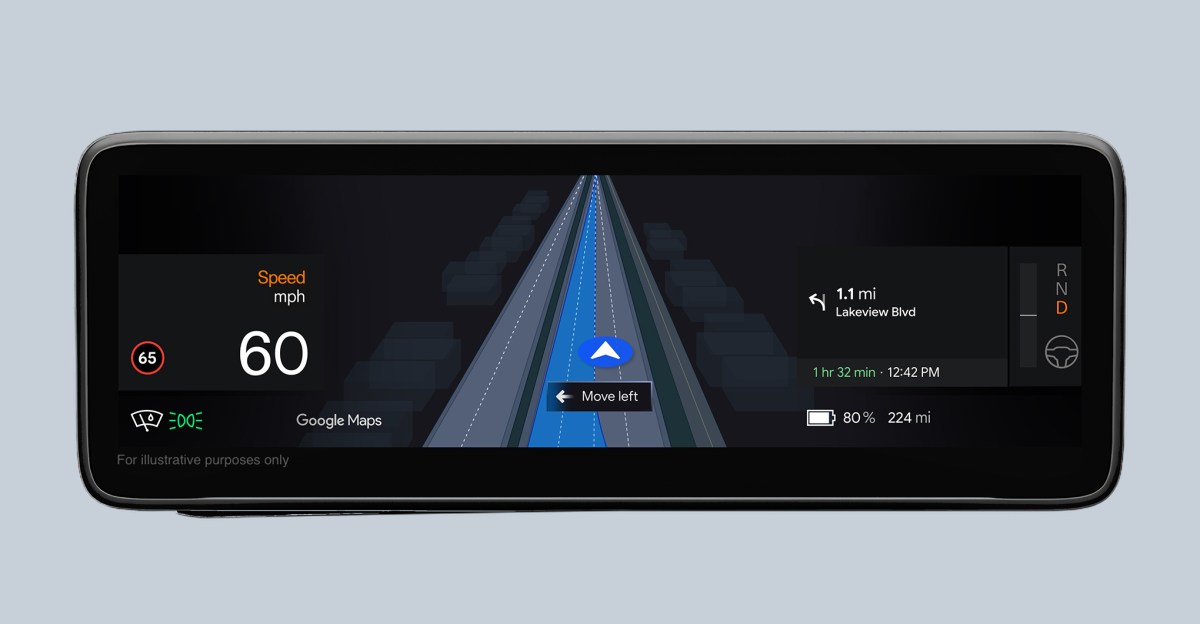 Google Maps can tell Polestar 4 drivers when to merge lanes