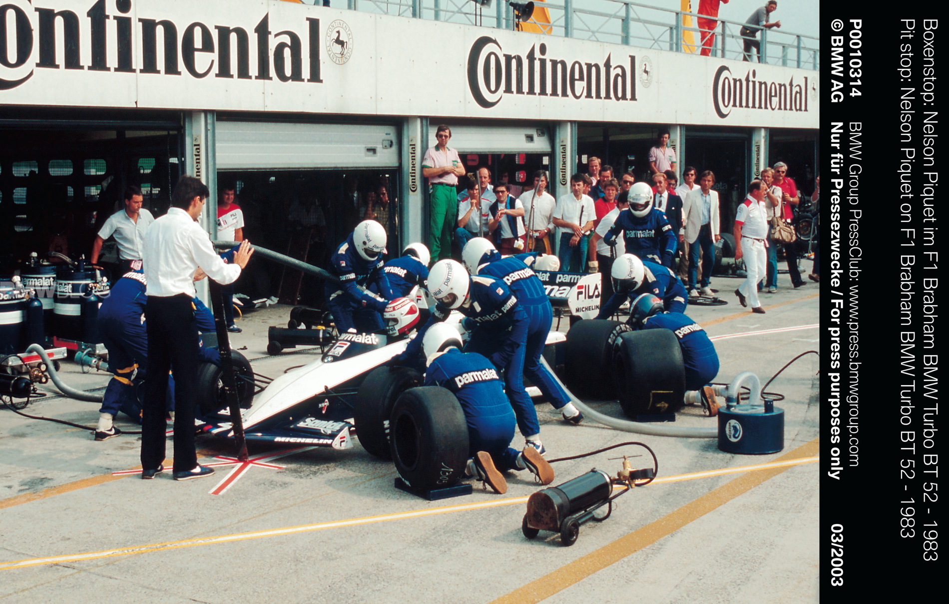 The paddock of the Brabham BMW team