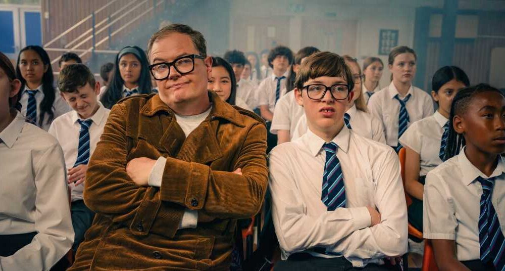 Alan Carr and Oliver Savell in Changing Ends. ITV/Baby Cow Productions