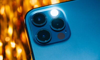 iPhone 12 Pro Max camera rear flash on