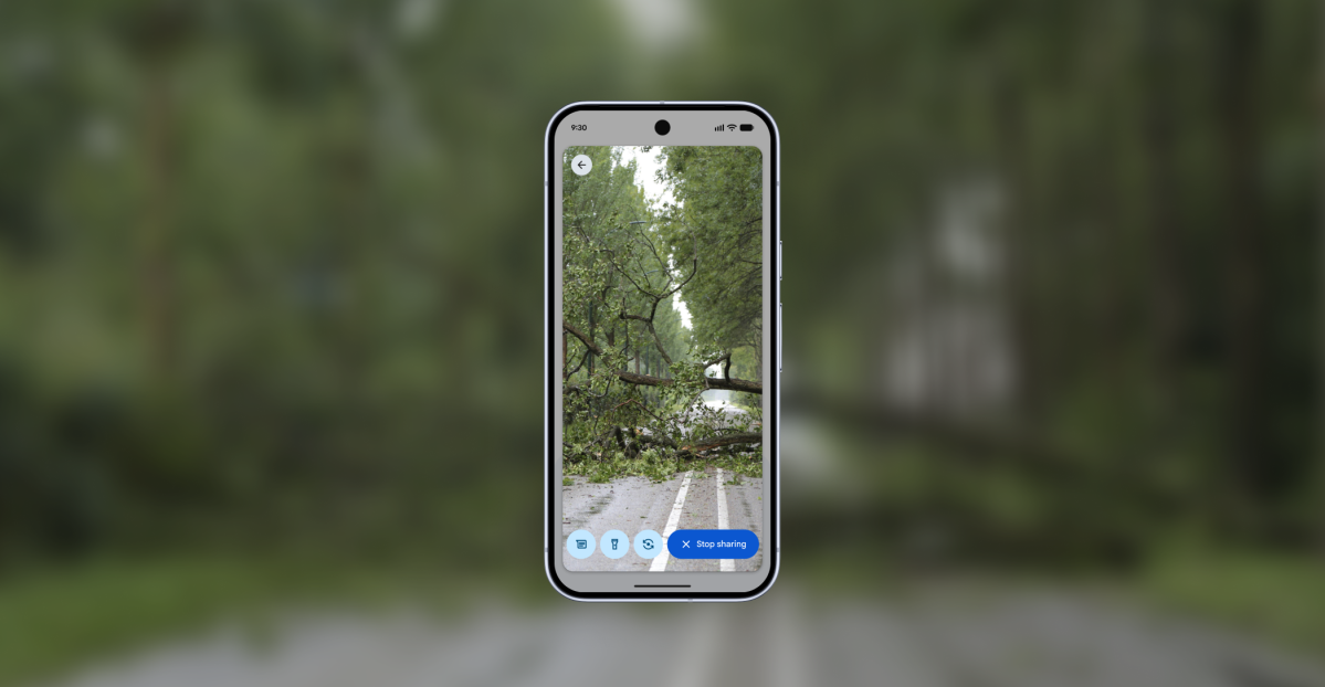Android users can now share a live video on 911 calls