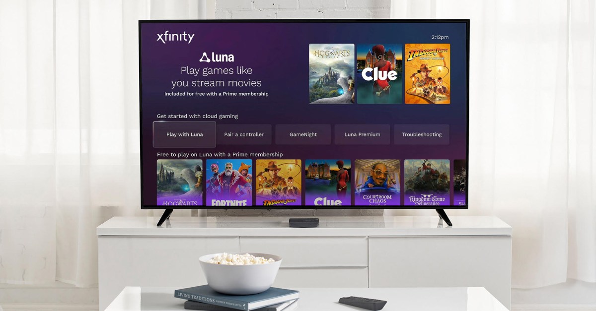 Comcast cable boxes are getting Amazon Luna cloud gaming