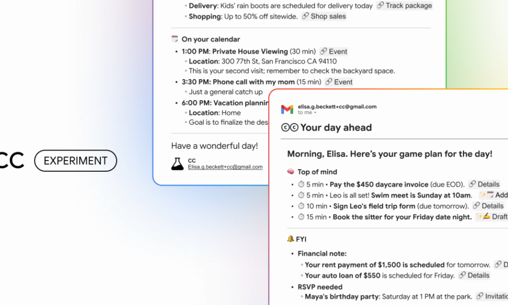 Google wants its AI assistant CC to replace your morning scroll