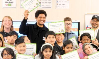 Trevor Noah teaches 5th graders — and learns a few things himself – GeekWire
