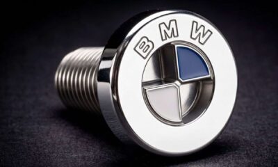 BMW roundel logo referenced in patented screw head design