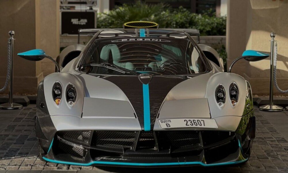 The one-off Pagani Huayra L'Ultimo spotted in Dubai