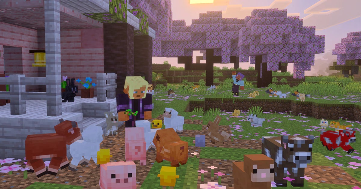 Minecraft's getting cuter baby animals whose single pixel eyes you can stare into as you nudge them into lava