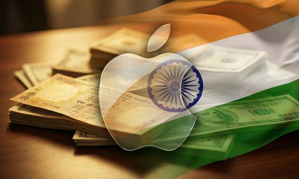 Apple India cash rupees