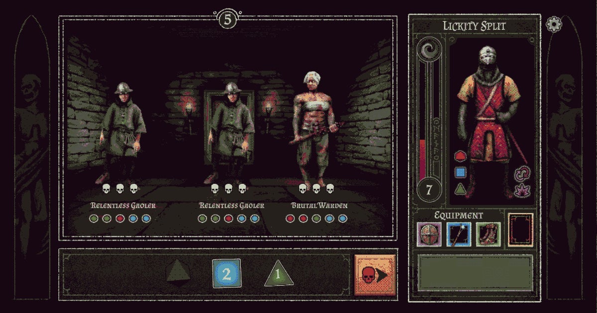 The dice are as deadly as the pixelart is lush in dungeon RPG The Fortress