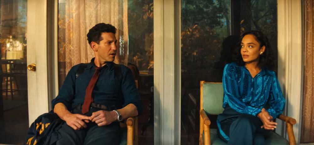 Tessa Thompson and Jon Bernthal in Netflix's His & Hers