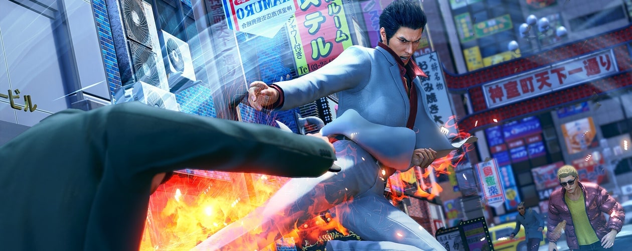 Yakuza Kiwami 3 – Kiryu jump kick – header