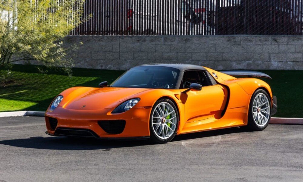 Porsche 918 Spyder sells for a record price of $6 million at auction
