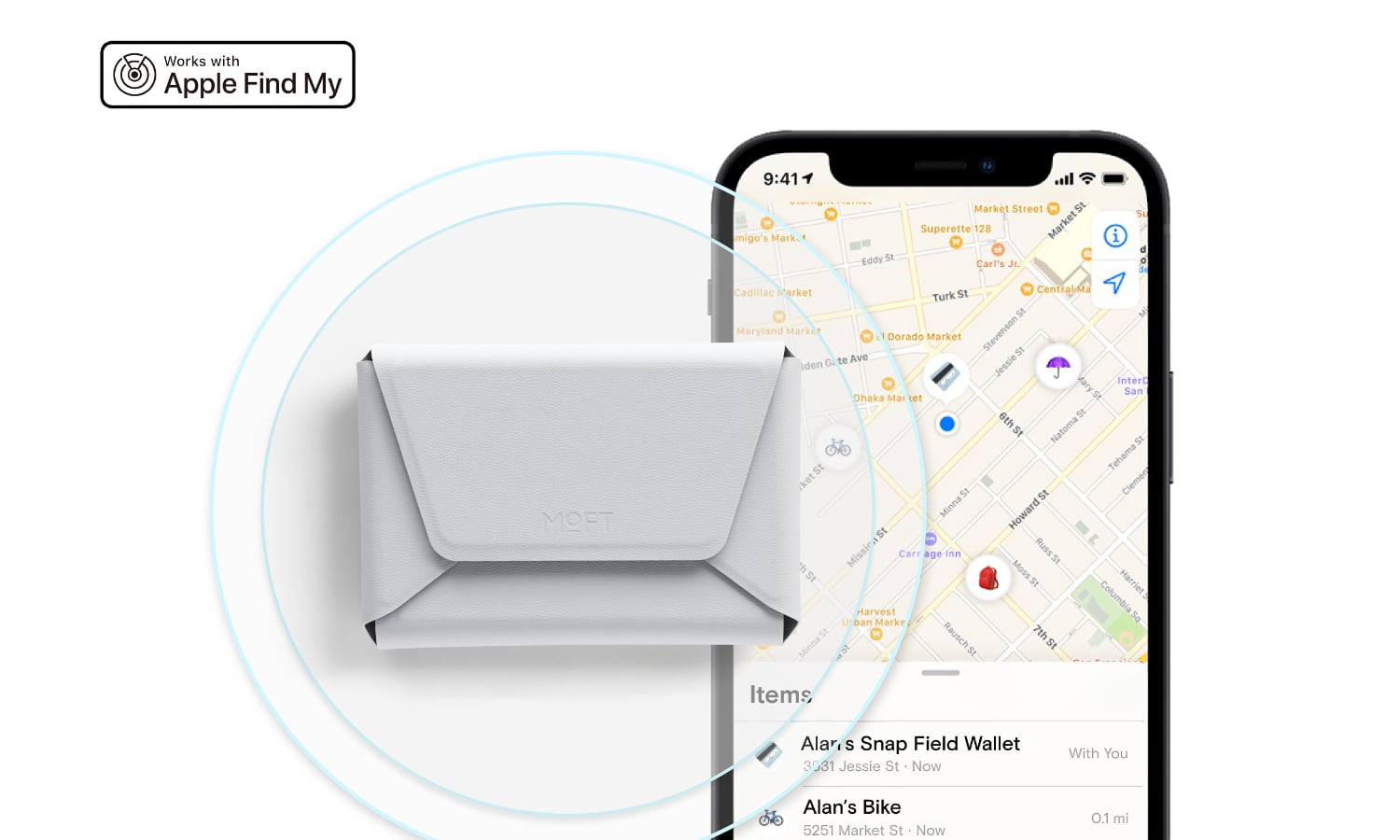 MOFT Trackable Field Wallet