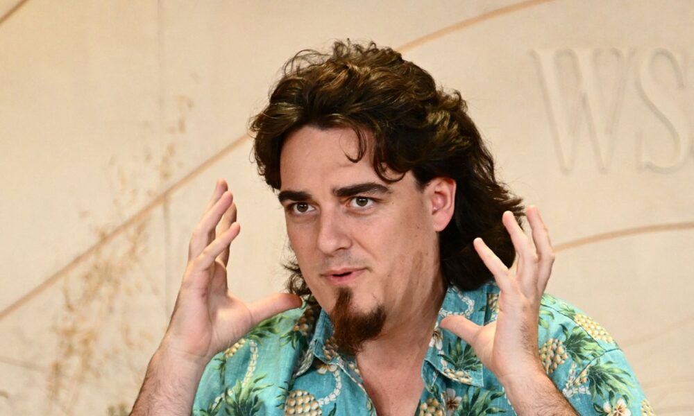 Palmer Luckey, founder of Oculus and Anduril Industries, speaks during The Wall Street Journal's WSJ Tech Live conference in Laguna Beach, California on October 16, 2023. (Photo by PATRICK T. FALLON/AFP via Getty Images)