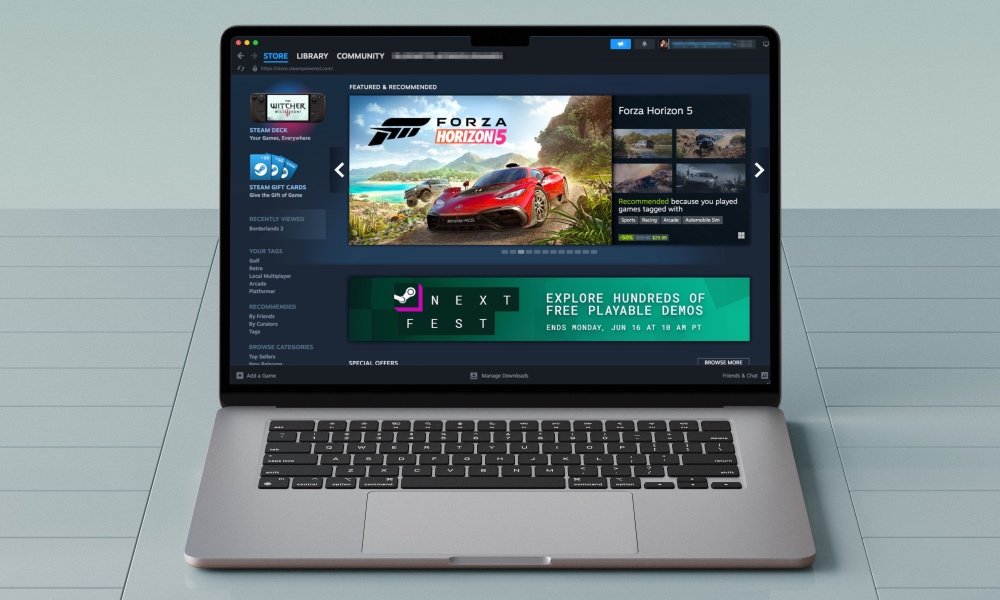 macbook air steam