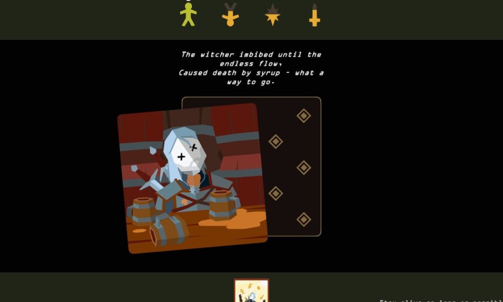 CD Projekt and Nerial reveal Reigns: The Witcher, a strategy game in which Geralt dies a million, delicious ways