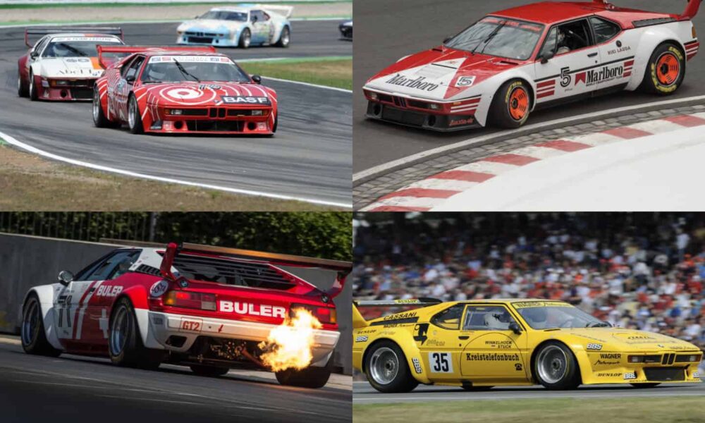BMW M1 PROCAR in different LIVERIES