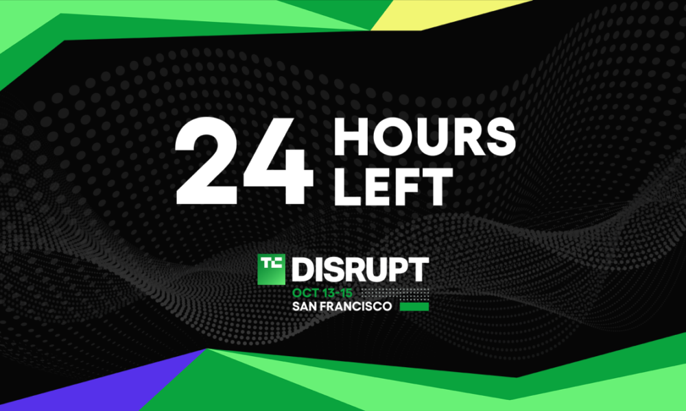 TechCrunch Disrupt 2026 24 hours left