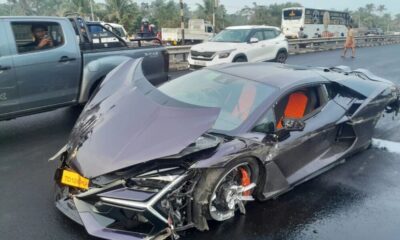 Brand-new Lamborghini Revuelto crashes in India; Airbags didn't deploy!