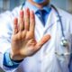 Doctor'S Hand, Stop Sign, Healthcare Warning, Medical Advice.
