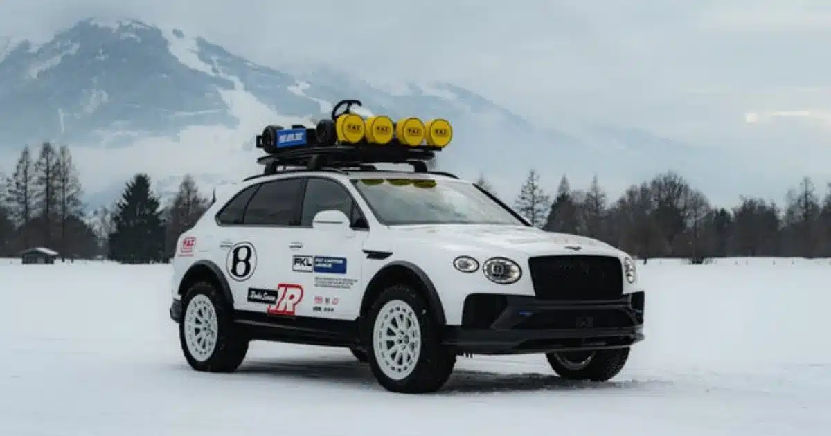 Bentley Unveils the Lifted Bentayga X Concept at the FAT Ice Race
