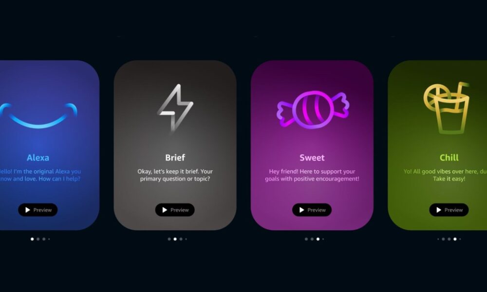 You can now make Alexa more friendly, blunt, or chilled out