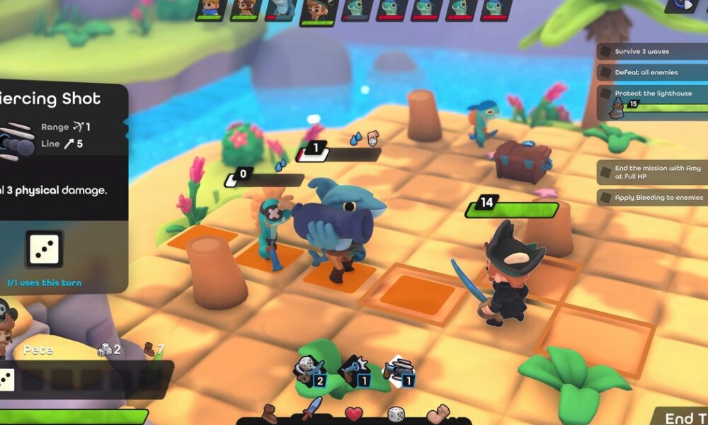 If Mewgenics is too appalling, you might prefer the turn-based charms of Dobbel Dungeon