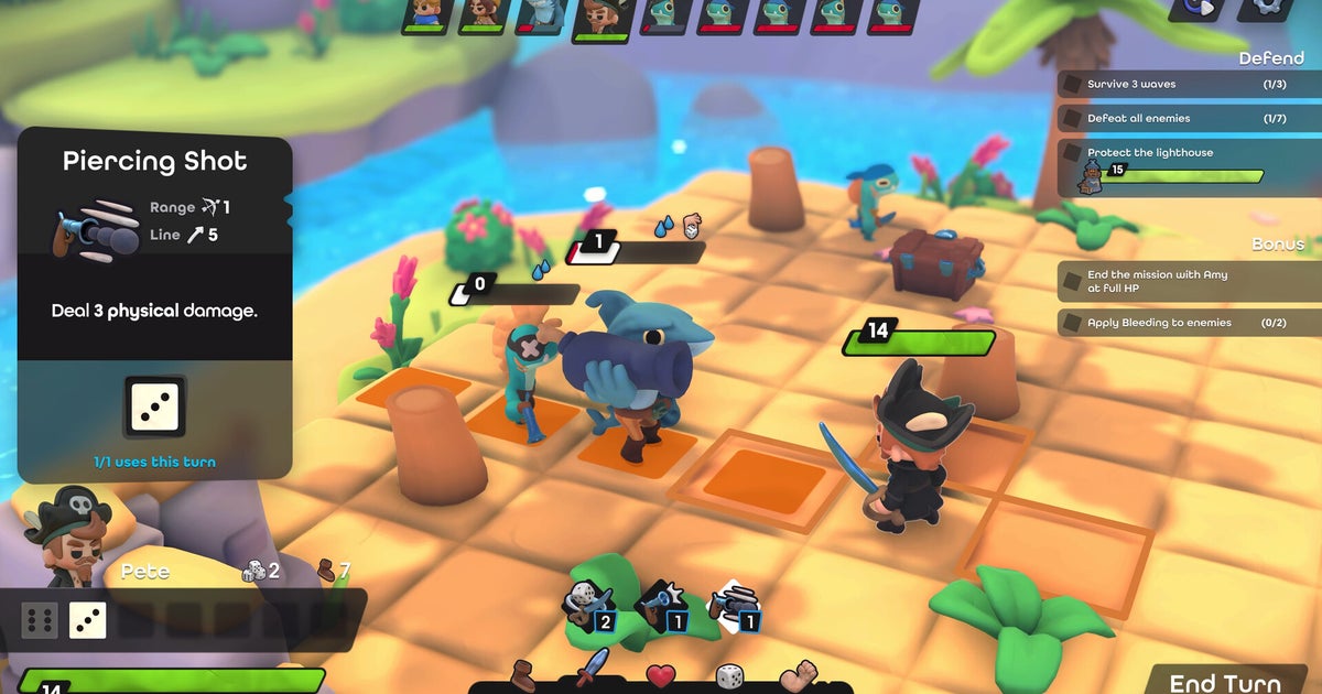 If Mewgenics is too appalling, you might prefer the turn-based charms of Dobbel Dungeon