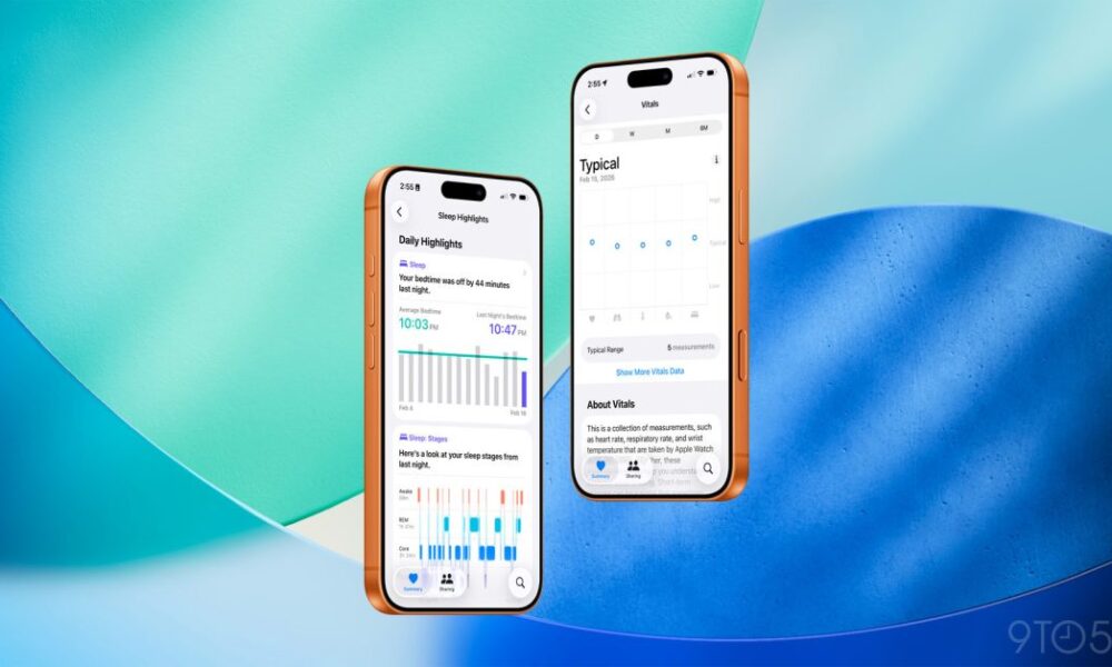 iOS 26.4 adds more Sleep and Vitals data to Apple Health