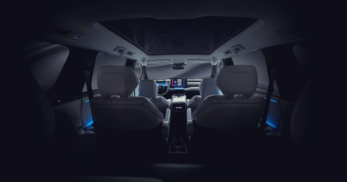 Toyota teases interior of seven-seat electric SUV