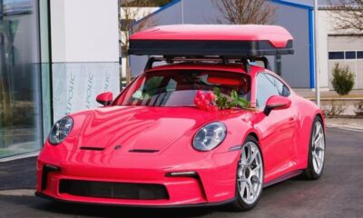 World's first and only Porsche 911 S/T kitted with a roof tent