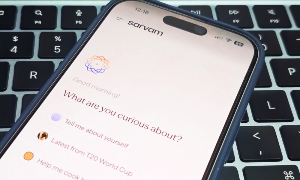 Sarvam Indus chat app