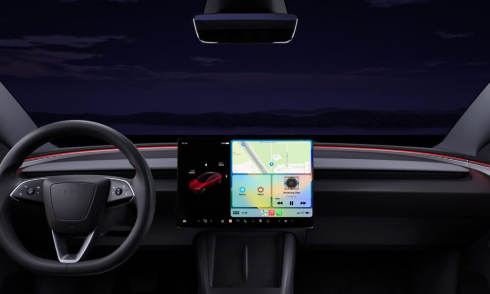 Tesla is still working on CarPlay support, but here’s why it hasn’t launched yet