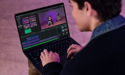 Apple Kyle Hanagami using Final Cut Pro on MacBook Pro