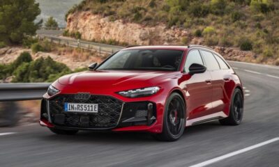 2027 Audi RS5 breaks cover; 630 hp plug-in hybrid Avant & Sedan